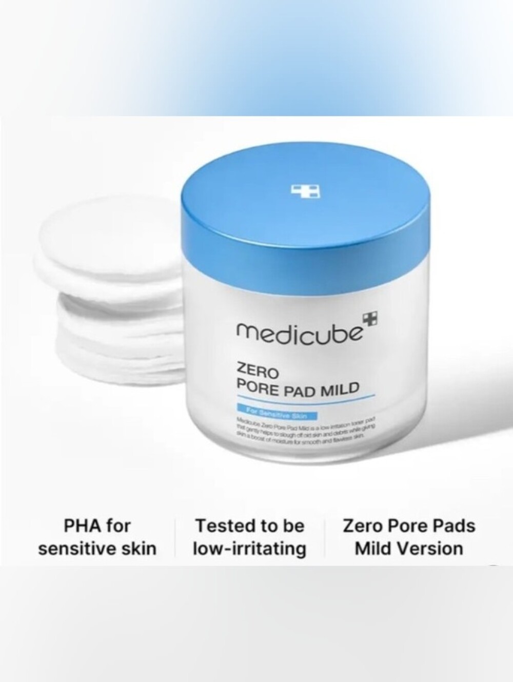 Medicube Zero Pore Madecassoside Pads (Mild) 70 pads- BRAND NEW IN THE BOX - Picture 2 of 5